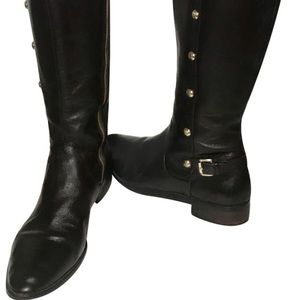 Michael by Michael Kors Leather Riding Boots